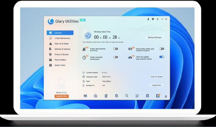 【PC系统优化软件】Glary Utilities (系统优化工具) v6.21.0.25 专业便携版 windows 【15.6M】