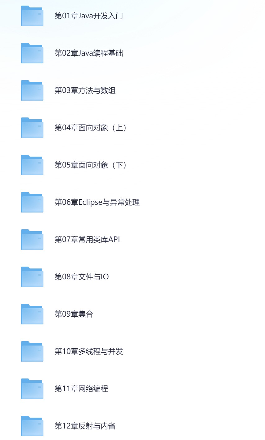 【千峰教育】Java核心技术视频教程(全套)| 35GB