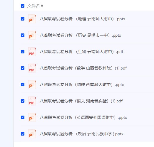 【2025年高考《八省联考试题分析》大全套】 [272.92MB]