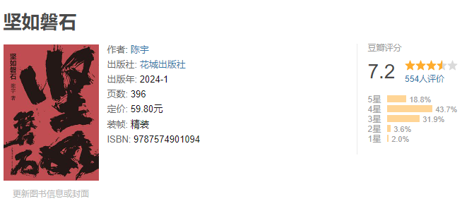 《坚如磐石》作者: 陈宇 原著小说,更加丰富的细节、更加深刻的人性【EPUB 格式】【1.4M】