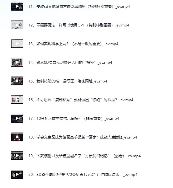 AI人工智能20多种玩法学会“其中一种”轻松月入过万,持续更新AI最新玩法【 5.8GB】