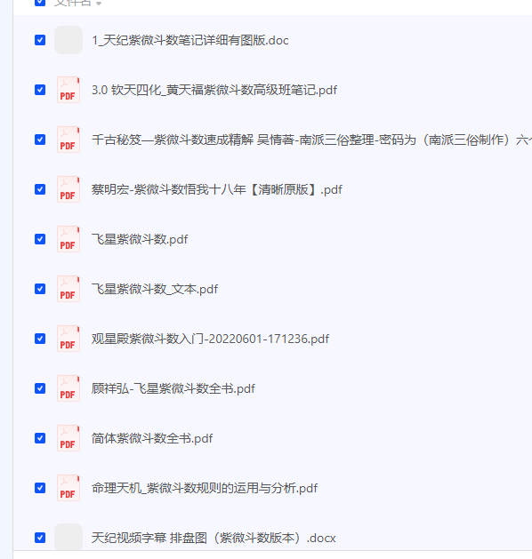 【紫微斗数全秘籍：古籍解析与现代应用实战宝典】 docx/pdf/doc  [2.37GB]
