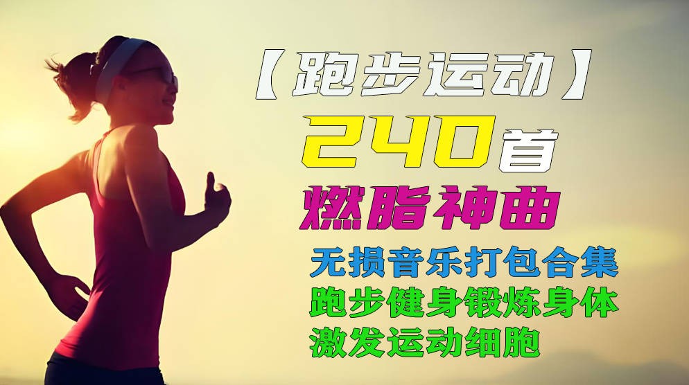 运动健身燃脂神曲合集  [MP3/wav]   [6GB]