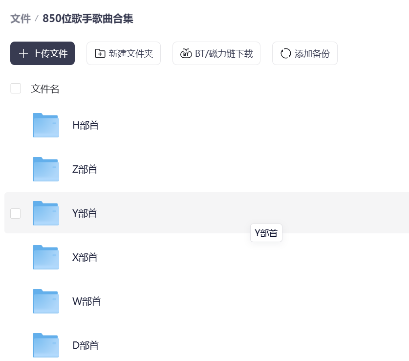 850 位歌手私藏金曲音乐合集 共9026首歌曲  [MP3/185.3G]