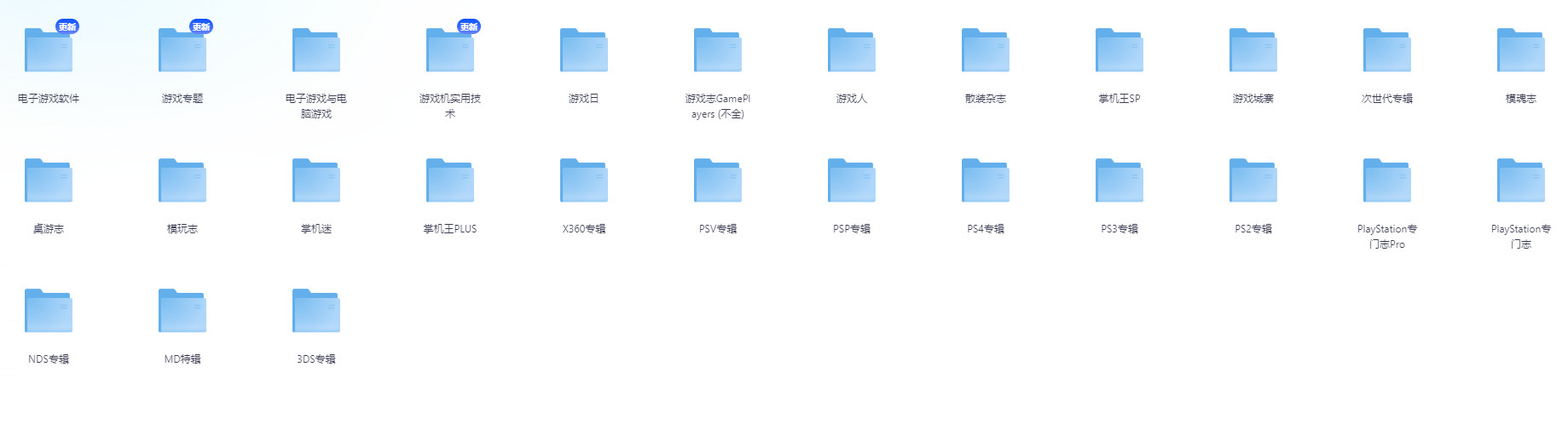 各类游戏机杂志攻略PDF版343.6GB