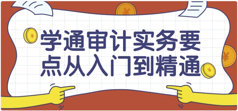 学通审计实务要点从入门到精通课 【452MB】