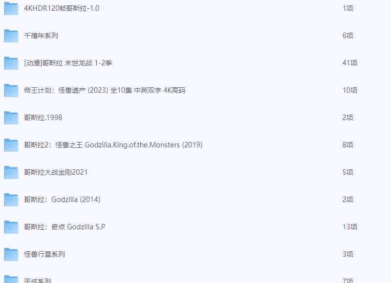    [日版 哥斯拉1954-2024最强合集]   [WEB-MKV]   [日语中字]   [1080P]   [274G]
