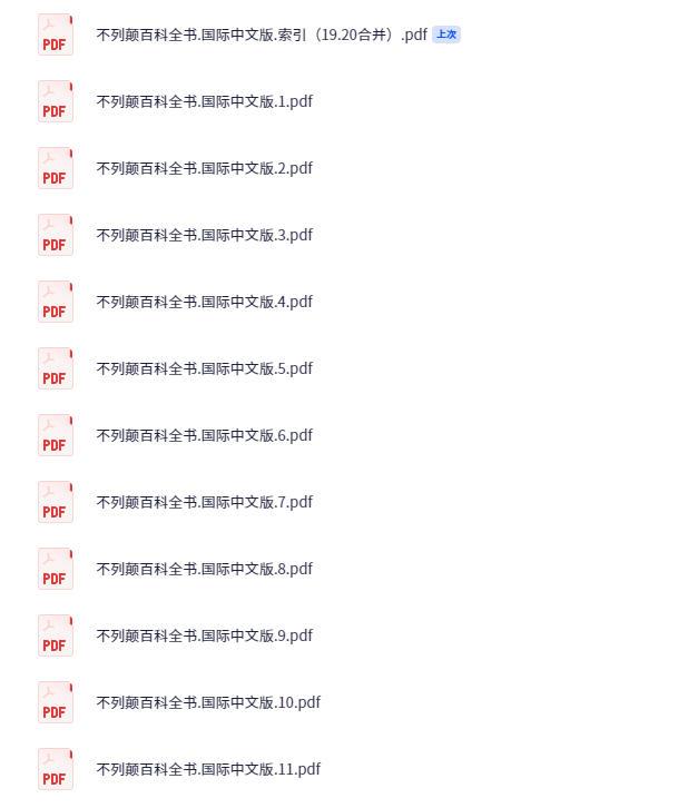 不列颠百科全书国际中文版全套PDF 【4.3GB】