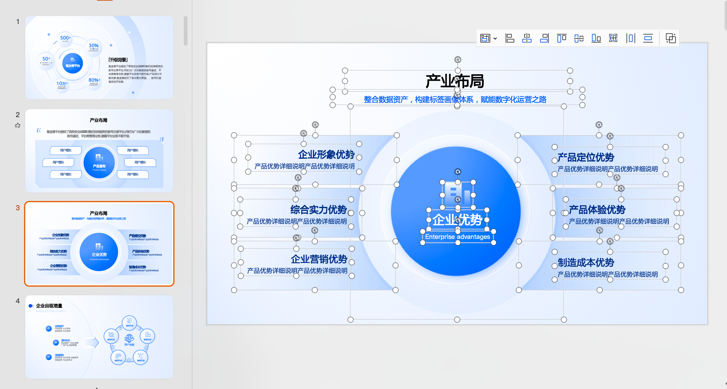 70页超全互联网万能数据分析项目汇报逻辑图PPT模板 【PPT】【8.7M】