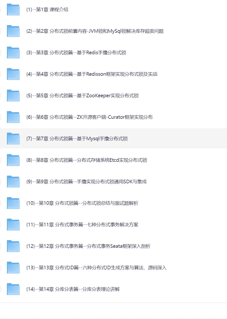 Java主流分布式解决方案多场景设计与实战【6.2GB】