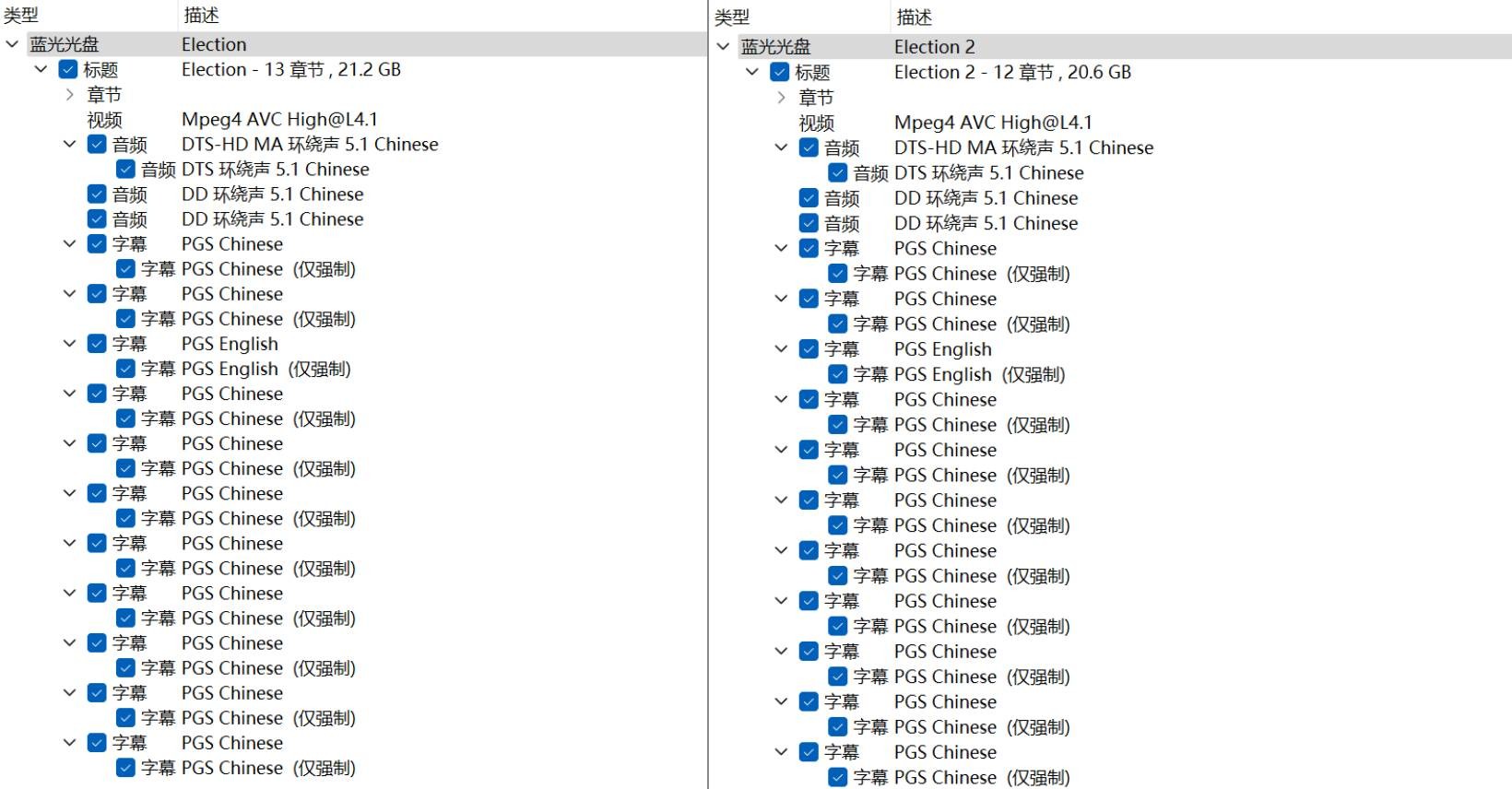 黑社会 1-2合集【蓝光原盘REMUX】【次世代国粤双音轨】内封简繁英双语字幕 [41.6G]