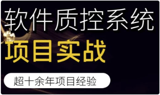 软件质控系统项目实战 【22.6GB】