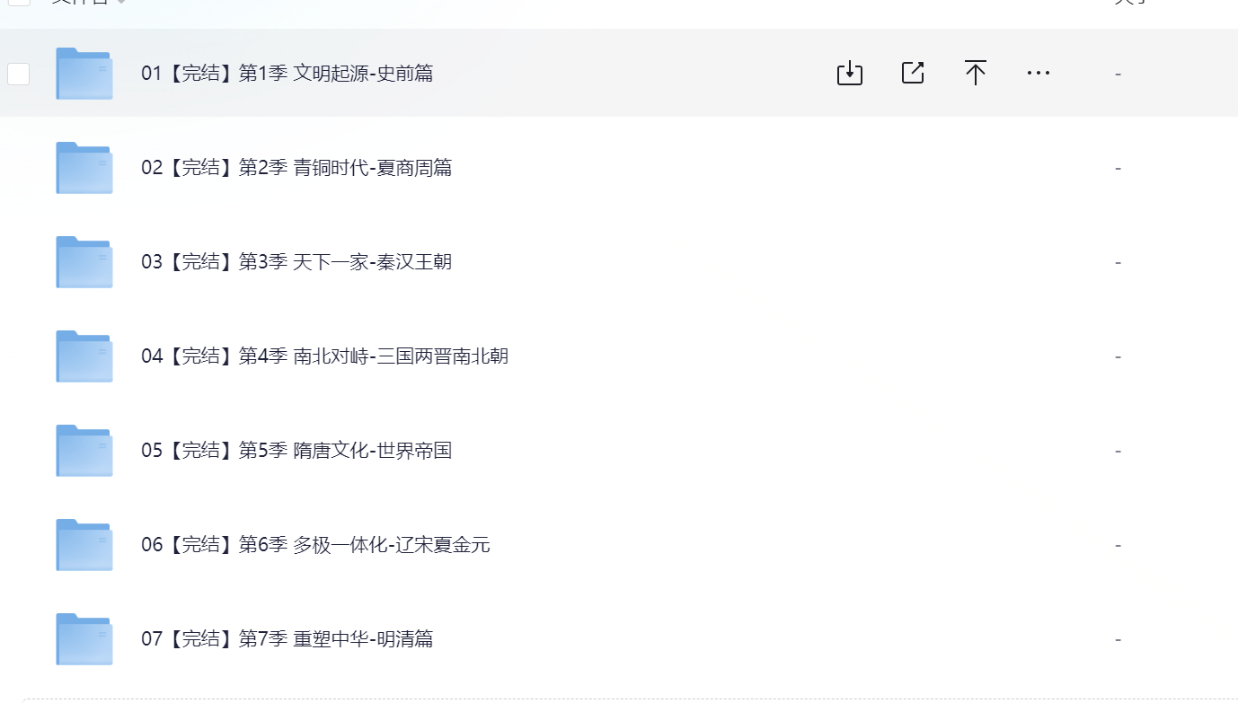 少儿科普视频-假日博物馆-博物馆里的中国通史1-7季 [640P] [国语中字] [11.4G]