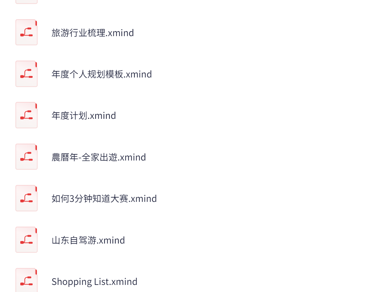 Xmind思维导图模板331个+154.8MB