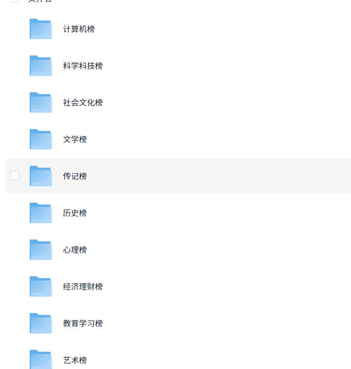 （电子书）微信读书榜单（精整分类）PDF（967.9MB）