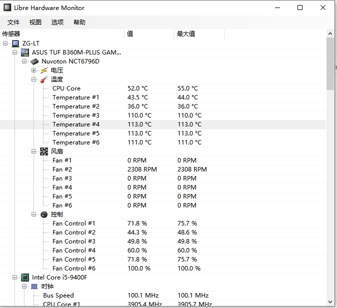 硬件温度监测LibreHardwareMonitor V0.8.7 电脑版 汉化 1.5MB