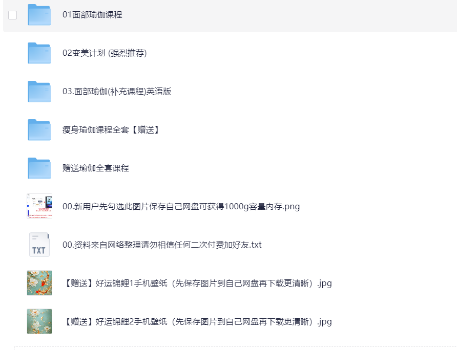 面部瑜伽表情管理脸部瘦脸美颜徒手V脸家练理疗手法全套视频教程【102.6GB】