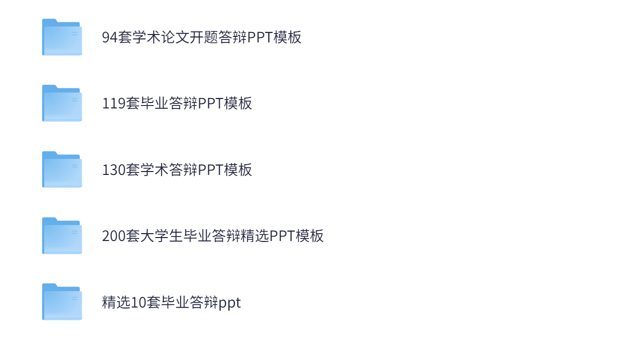 600+套学术论文毕业答辩 PPT模版+8GB