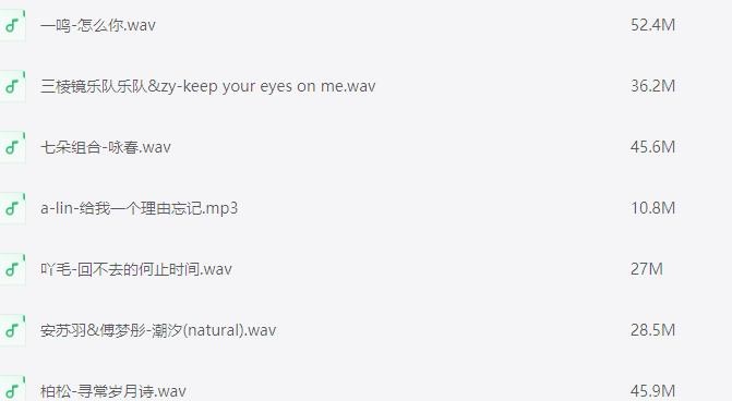 2025五一假期热门流行歌曲 100多首播放量超高歌曲无损合集 【wav/mp3】【4.99GB】