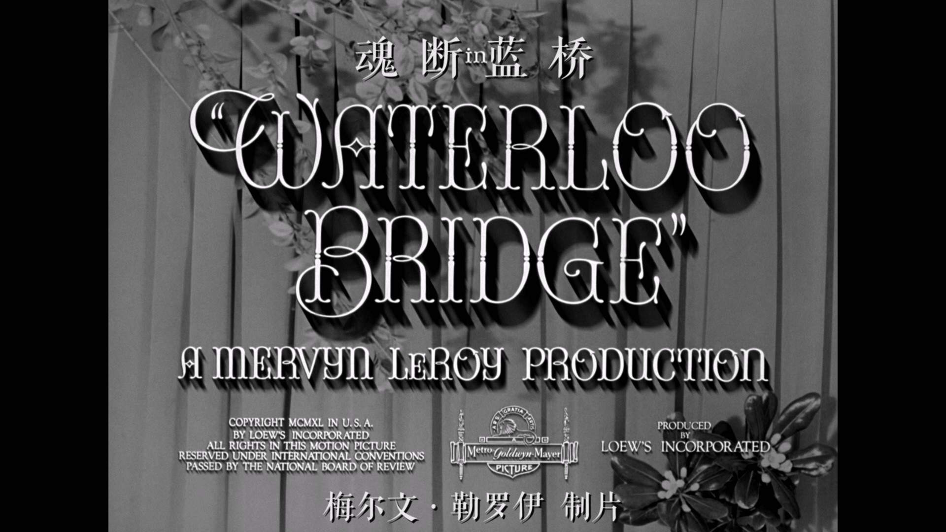 魂断蓝桥 (1940)【蓝光原盘REMUX】【次世代国英双语】内封简繁英双语特效字幕 [29.8G]