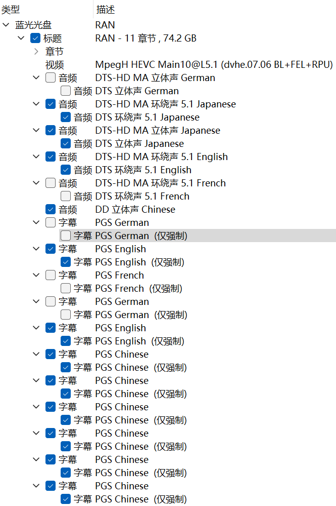 乱 (1985)【4K蓝光原盘REMUX】【杜比视界&次世代环绕声】内封简繁日双语字幕 [68.3G]