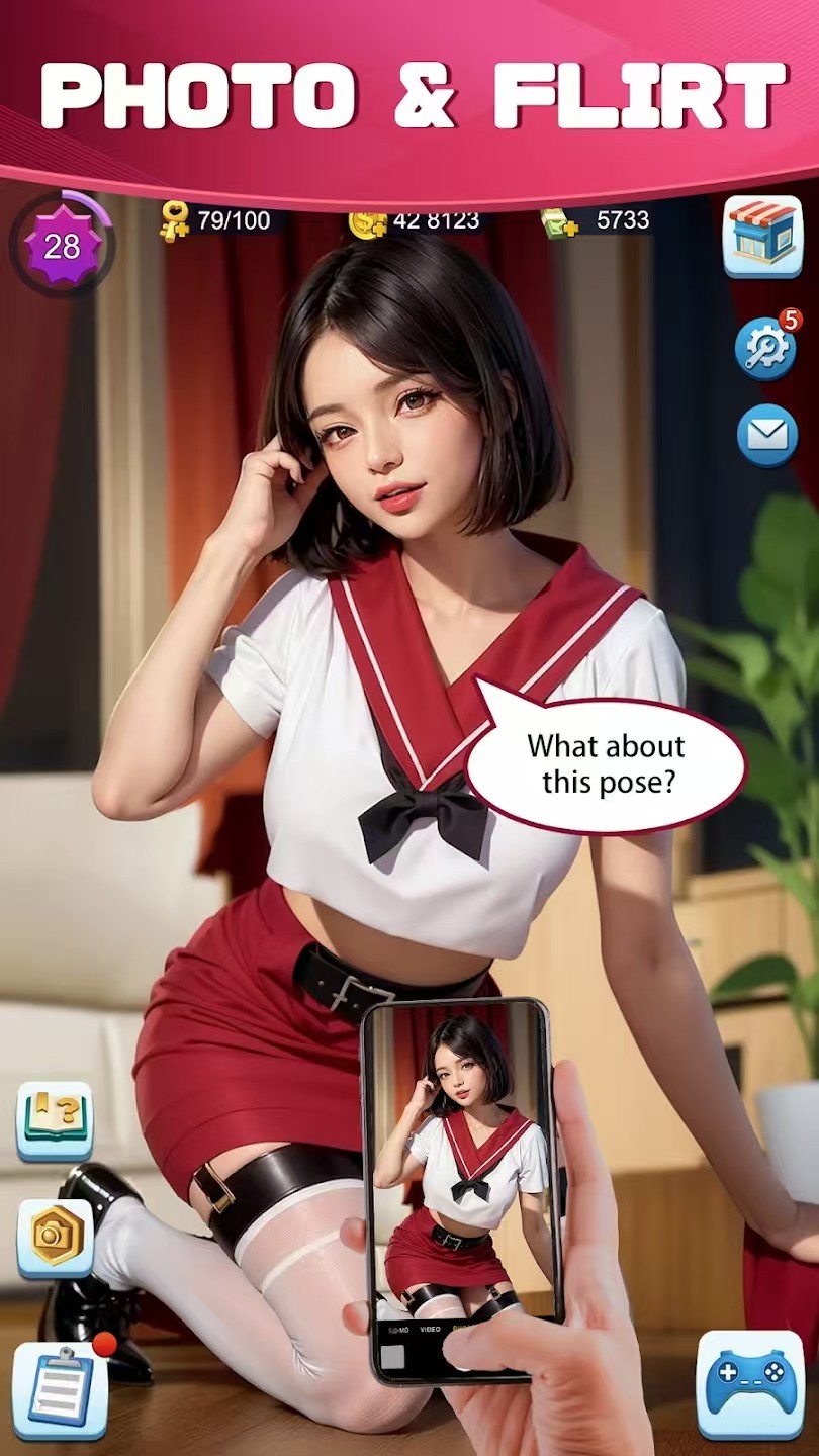 【手机安卓】《觊觎女孩》v0.0.67版本/手机端安卓/使用金币不减修改版【400M】