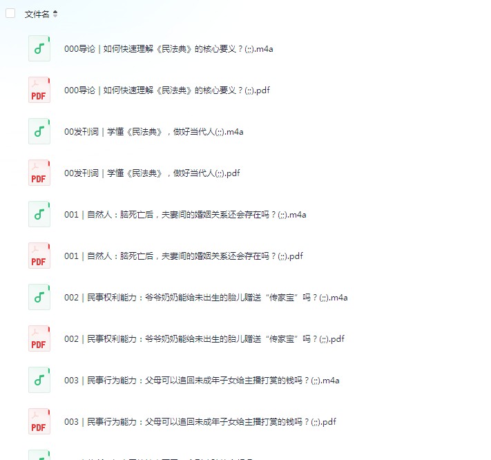 【教你保护自己】杨立新-民法典200讲（完结）【2.1GB】