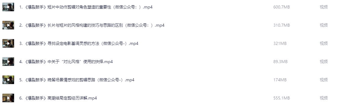 新片场-奥斯卡剪辑拉片课 -《爆裂鼓手》【2GB】