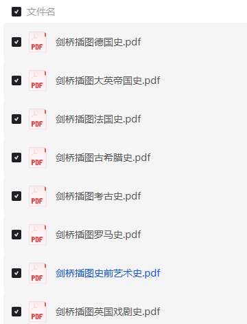 强烈推荐！【剑桥插图世界史】图文并茂世界史讲解大合集 格式pdf【2.2G】