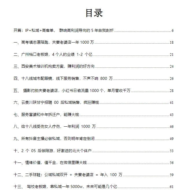 群响五周年特刊,《100个赚100w的新个体实战案例》全收录下载【6MB】
