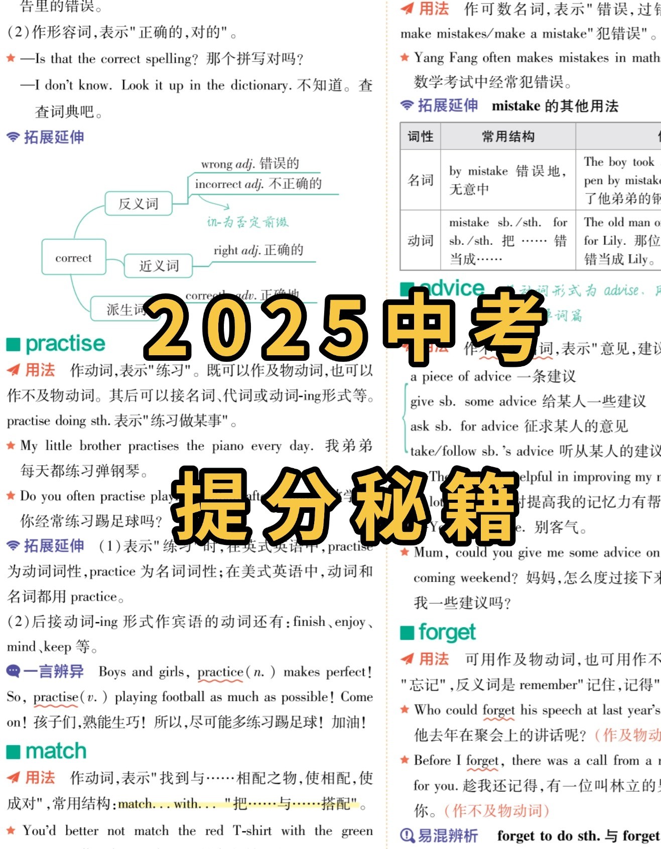 2025中考提分秘籍 11.2G