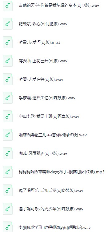 《2025年4月抖音热门车载DJ歌曲无损合集》 [WAV/MP3] [13G]