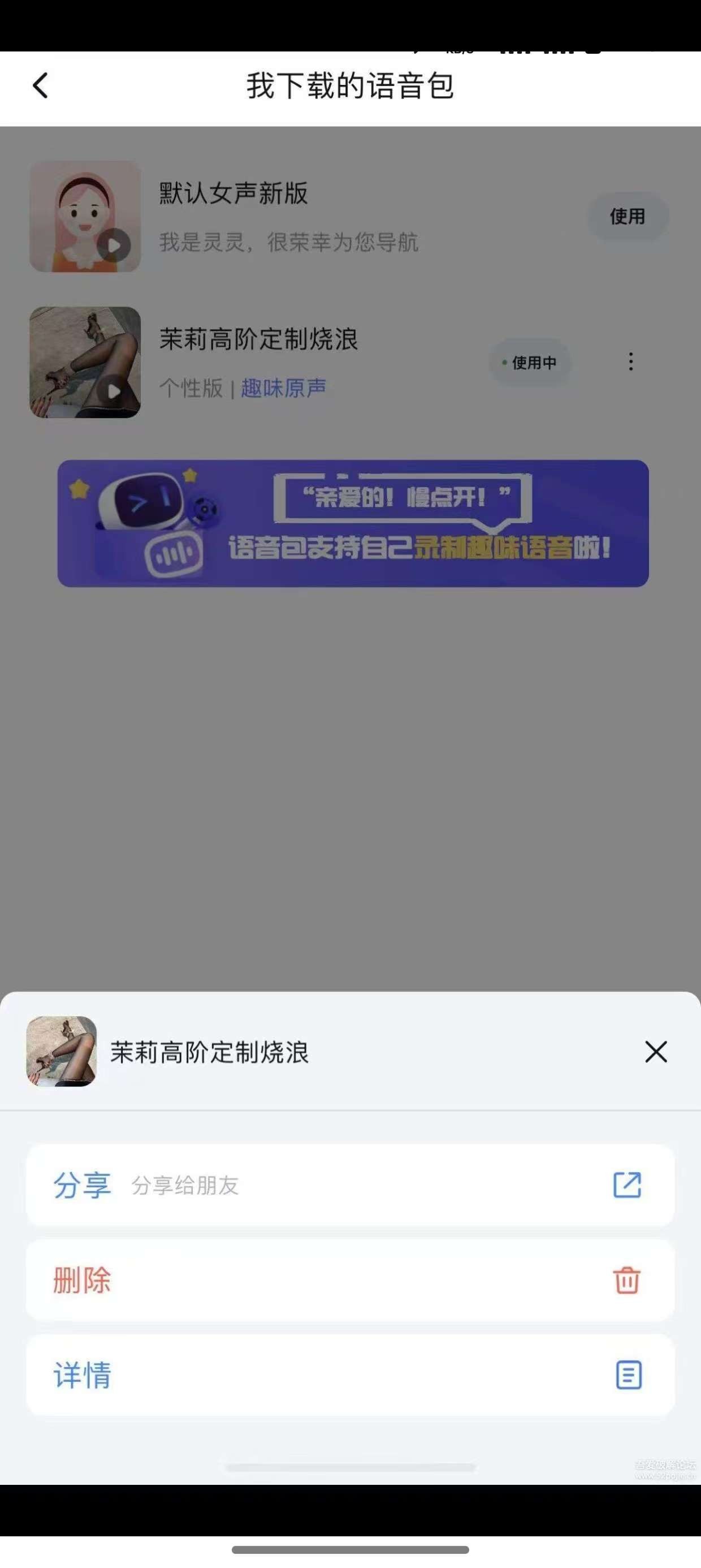 骚气导航语音包 v1.0 安卓/IOS （支持百度/高德地图）内附详细教程 【500mb】
