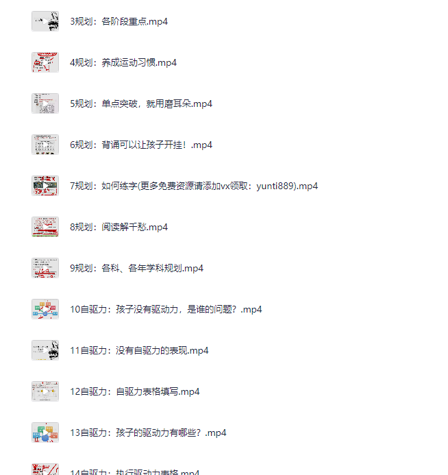 恩爸学习力培养六步法课程(寒暑假 超车)【2.5GB】