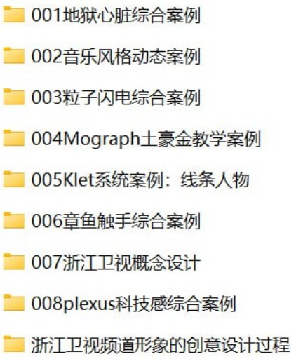 Klet - 影视动画商业案例,涵盖 影视特效、频道包装、动态设计 三大方向【5.54GB】