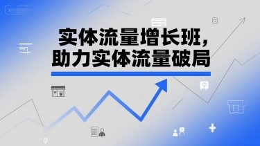 实体流量增长班,助力实体流量破局【20.4GB/MP4】