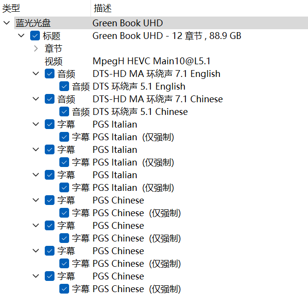 绿皮书 (2018) 【4K蓝光原盘REMUX】【HDR10&次世代环绕声国英双语】内封简繁英双语特效字幕 [87.5G]