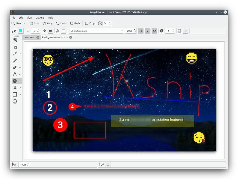 Ksnip - 1.11.0 电脑版 一款跨平台截图和图像注释工具【74.9MB】
