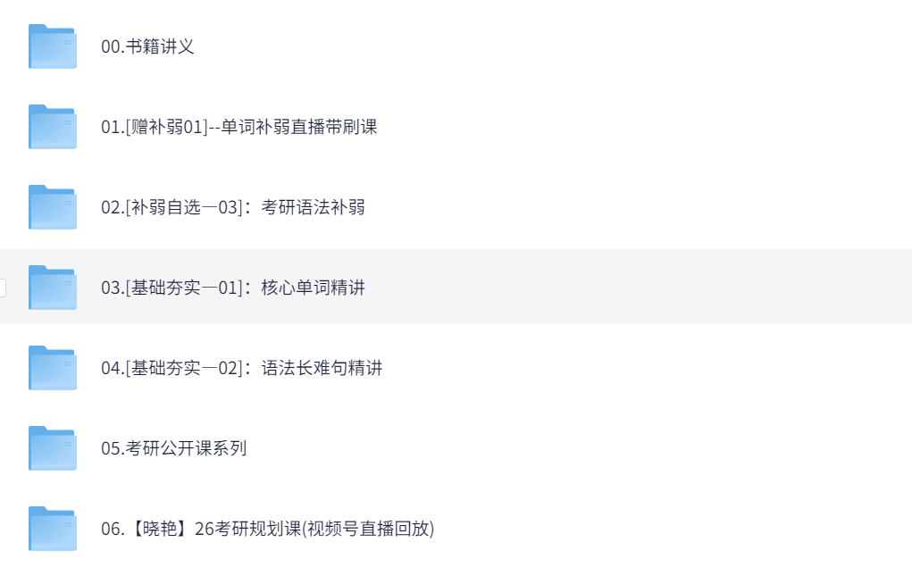 刘晓艳四六级全程班保命班+26刘晓艳考研全程班【1.3T】