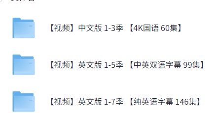 经典少儿启蒙英语学习《亚可迪学英语》全7季(32.3G)