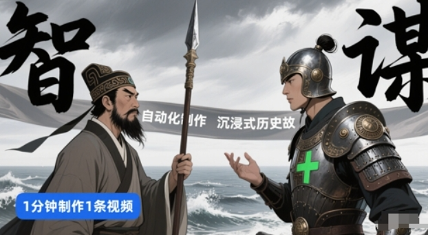 用扣子工作流一键生成沉浸式历史故事,效率翻倍的新副业工具【410MB】