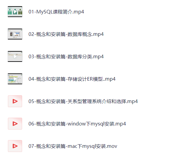 【尚硅谷】MySQL从0-1教程合集【5.9G】