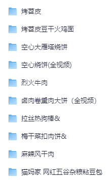 小吃配方-小吃摆摊系列【246套】+92.4GB