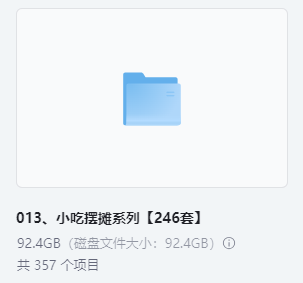 小吃配方-小吃摆摊系列【246套】+92.4GB