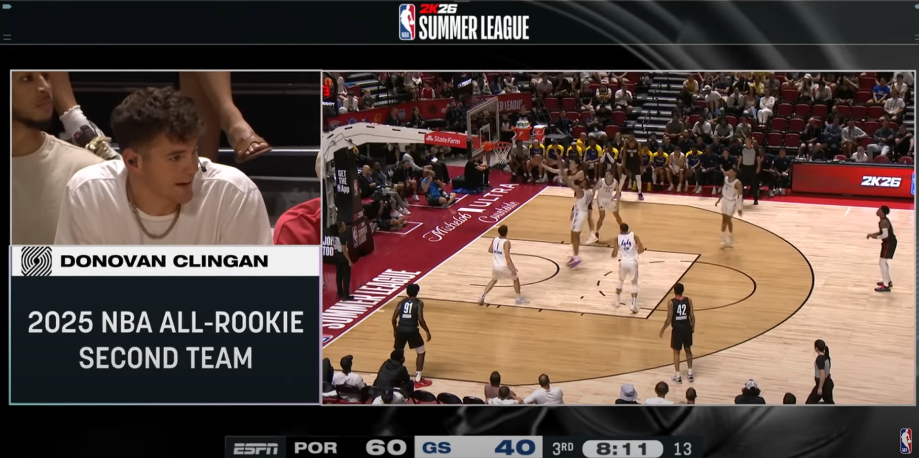 NBA夏季联赛 开拓者vs勇士 开拓者vs灰熊 全场录像 杨瀚森 1080P    [6.6G]
