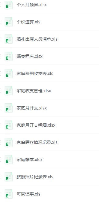 2100+Excel表格模板免费下载|企业 个人实用(工资表 考勤表 库存表+办公效率提升)【145MB】