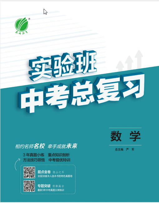 实验班中考总复习 PDF【956.1MB】