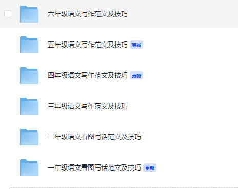 1-6年级 语文看图写话范文及技巧 [194.5MB]