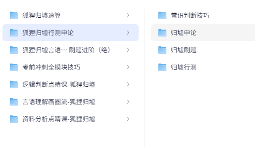 2026公务员新课狐狸归墟行测申论 [30.6GB]