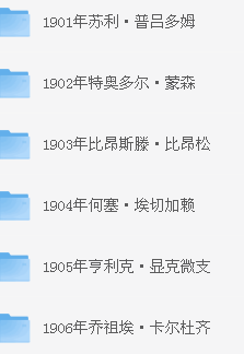 历届诺贝尔文学奖书单21位诺奖获奖者作品合集【PDF/mobi/epub】  [3.3GB]